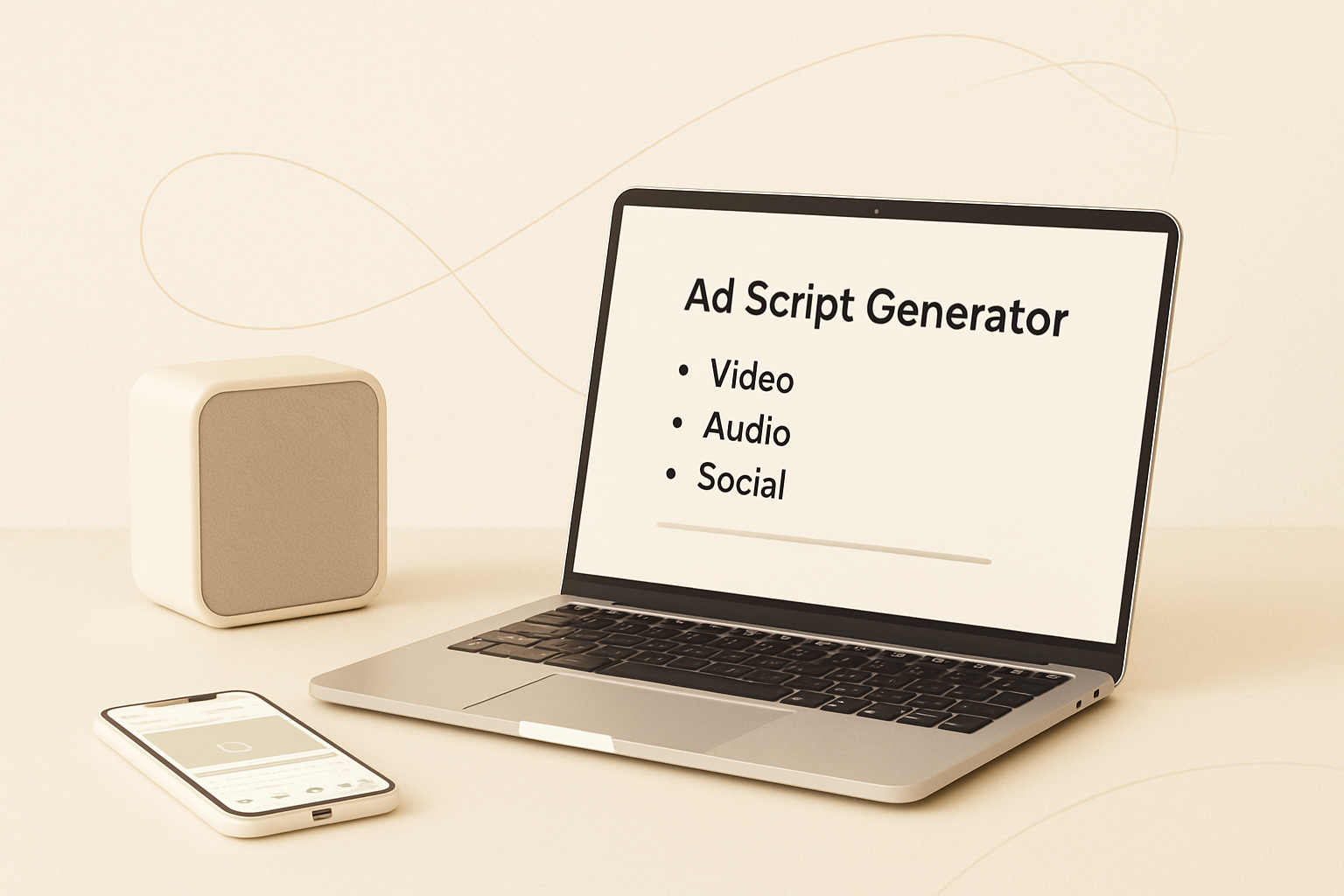 Ad Copy Generator for Video, Audio, and Social