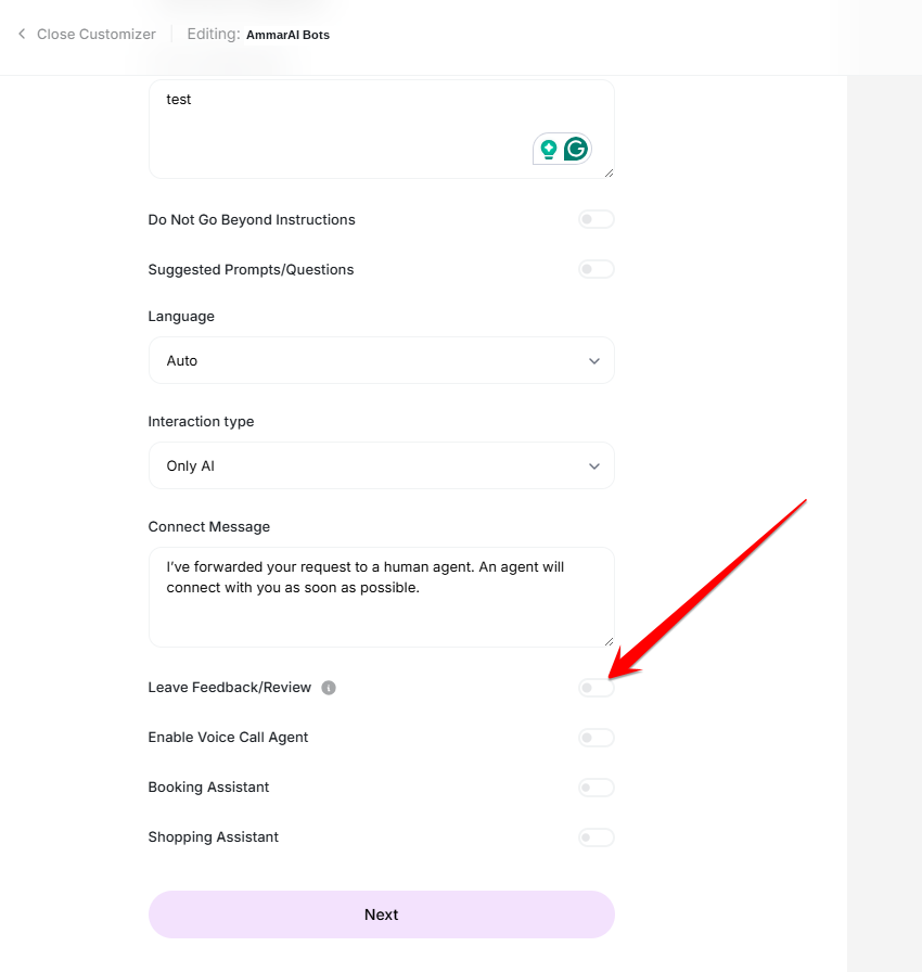Suggested Prompts and Questions panel with an Add Prompt button